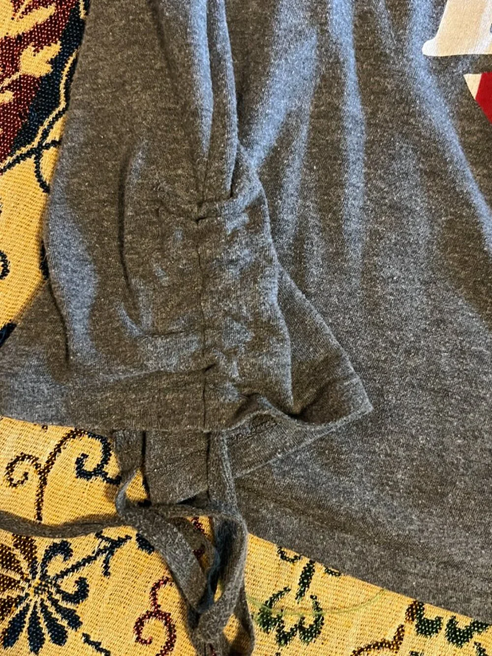 Bobbie Brooks Gray Love America Heart Tank 1X 4th of July ♥️ - Picture 3 of 6